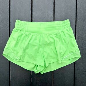 Women’s Lightweight Athletic Shorts in Neon Green